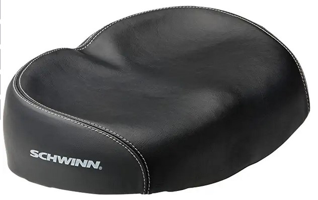 wide noseless bike seat